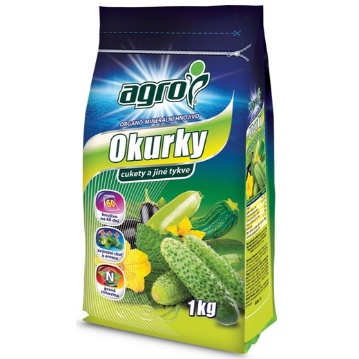 Agro organominerální hnojivo okurky a cukety 1kg