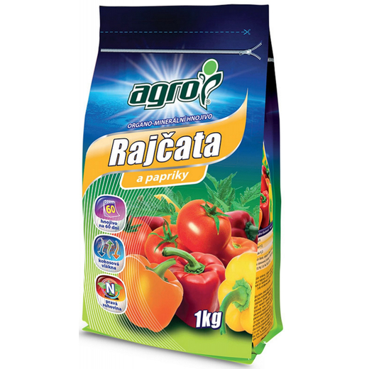 Agro organominerální hnojivo rajčata a papriky 1kg