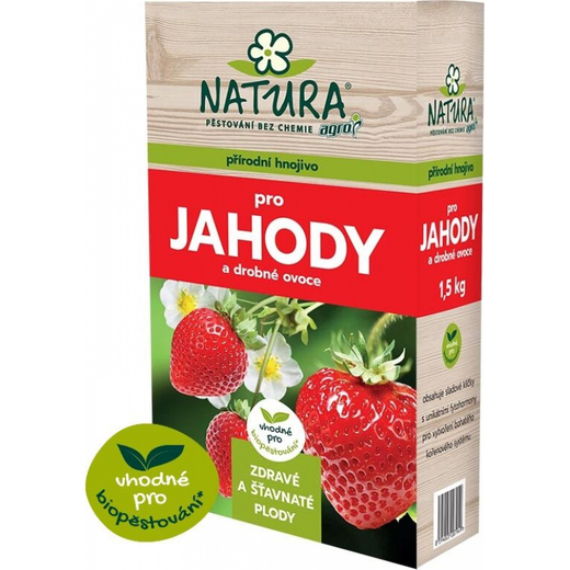 NATURA přírodní hnojivo pro jahody a drobné ovoce 1,5 kg