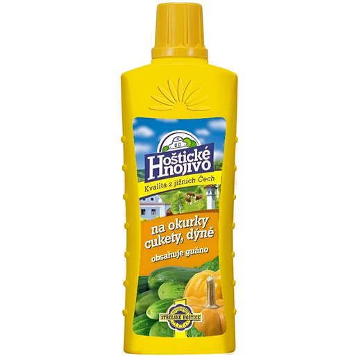 Hoštické hnojivo Okurky a Cukety s guánem 500ml