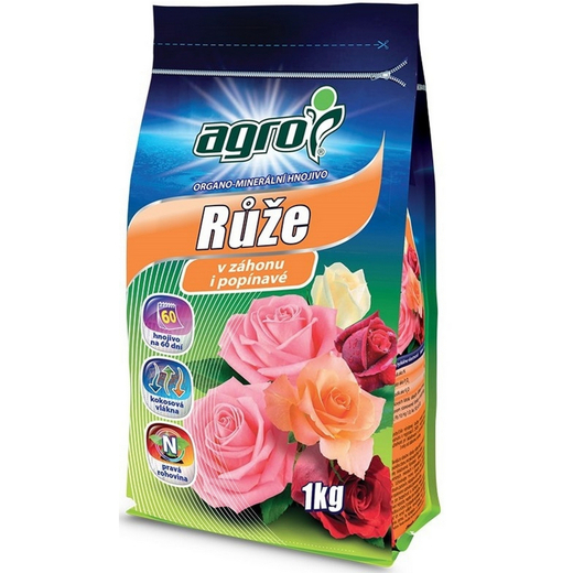 Agro organominerální hnojivo růže 1kg
