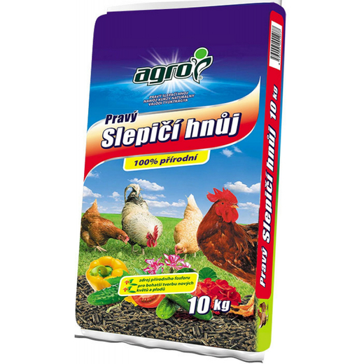 Hnůj slepičí granulovaný 10kg